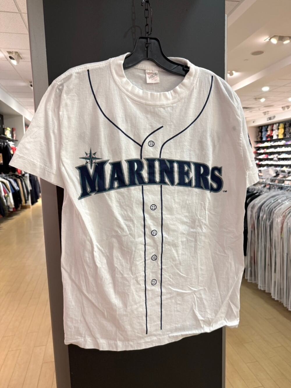 90s Ken Griffey Jr Seattle Mariners Vintage Boeing Promo Jersey Tee Shirt